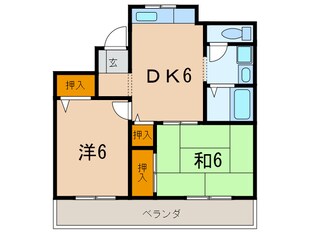 マンション白馬の物件間取画像